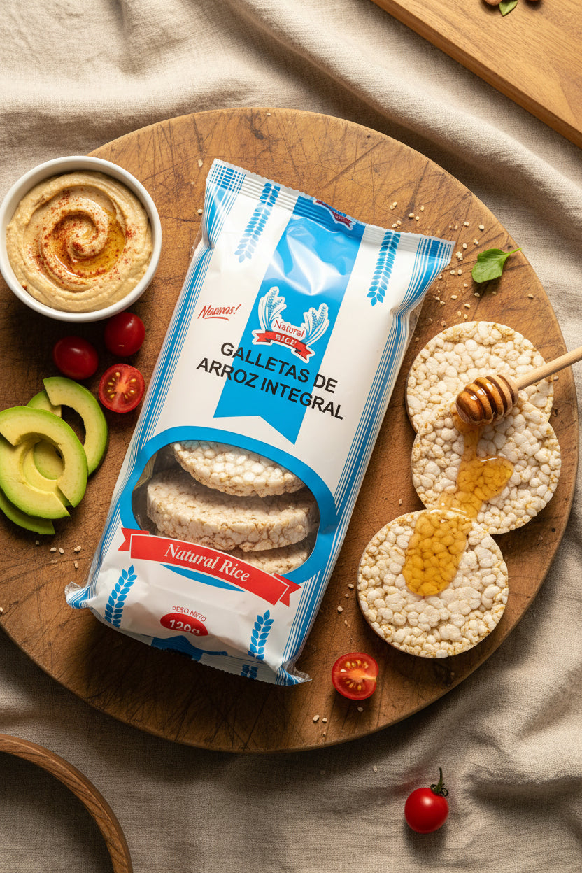Galletas de arroz integral